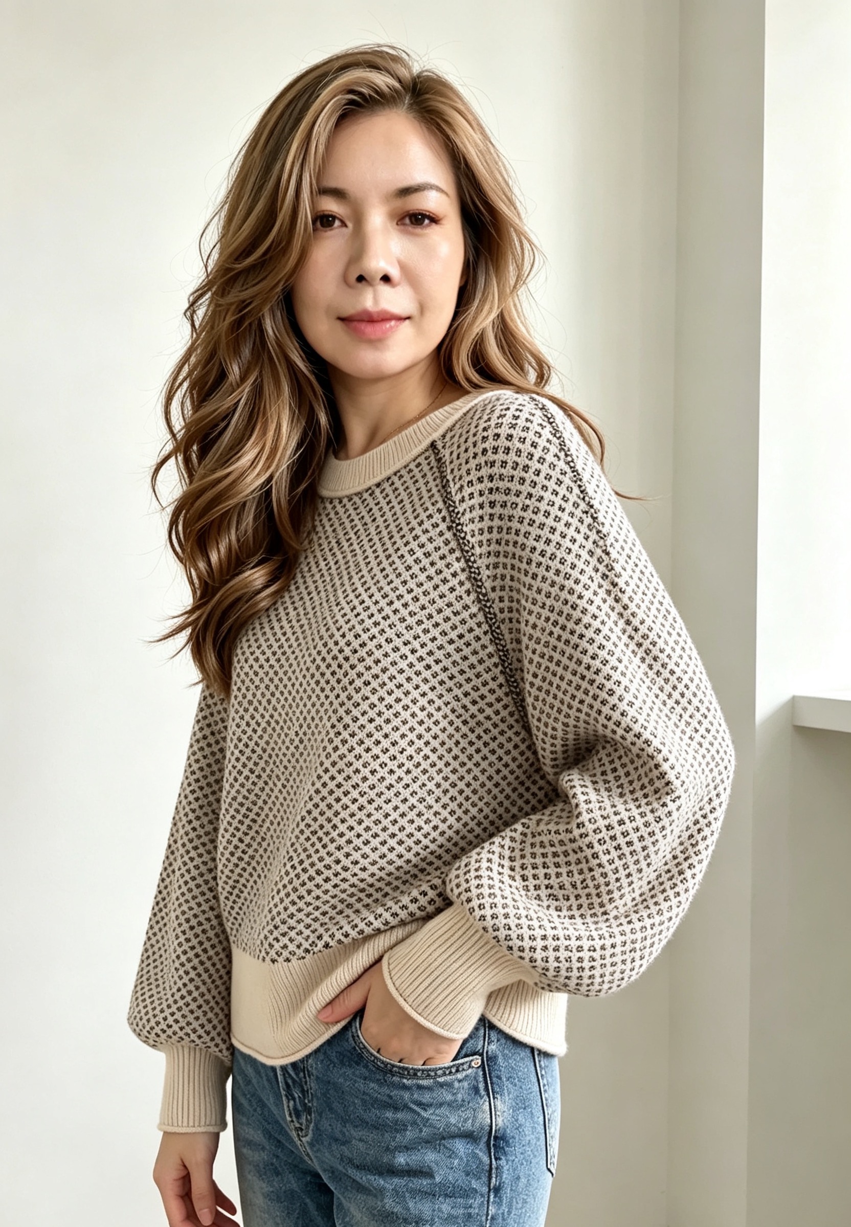 Women Knitwear Sweater — Minimal Ribbed Pullover