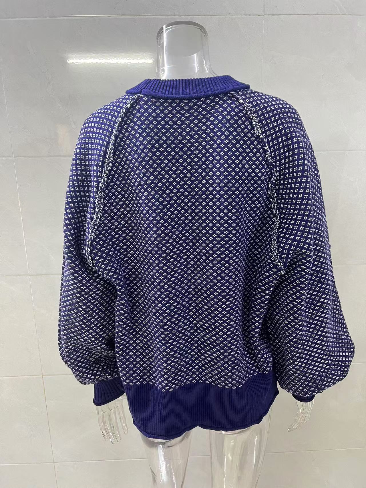 Women Knitwear Sweater — Minimal Ribbed Pullover view 8