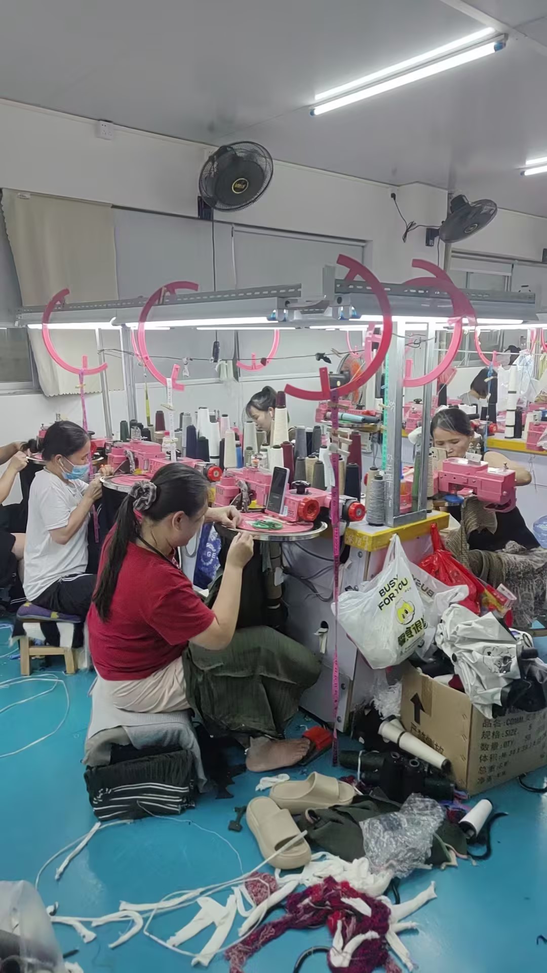 Factory production scene