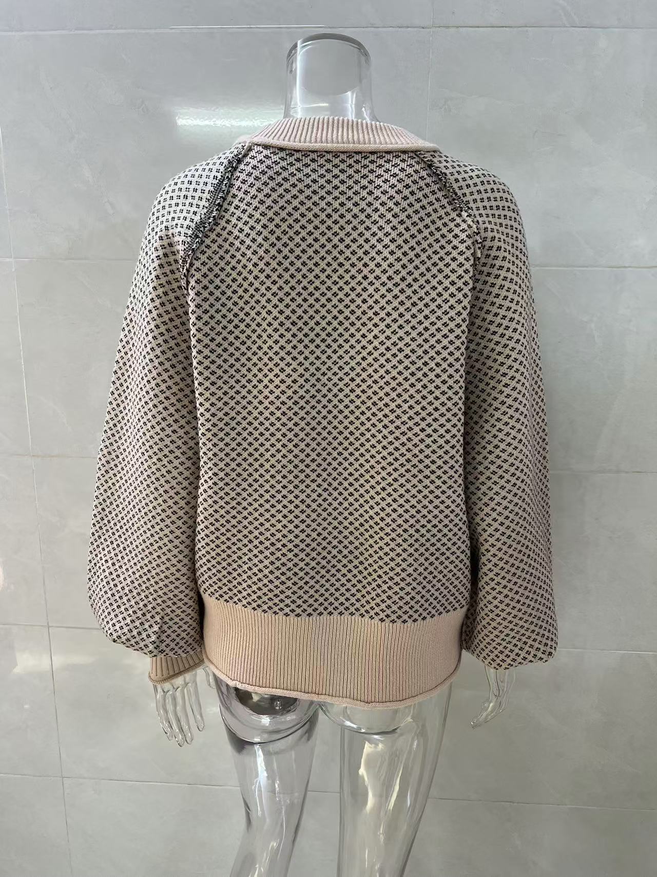 Women Knitwear Sweater — Minimal Ribbed Pullover view 6