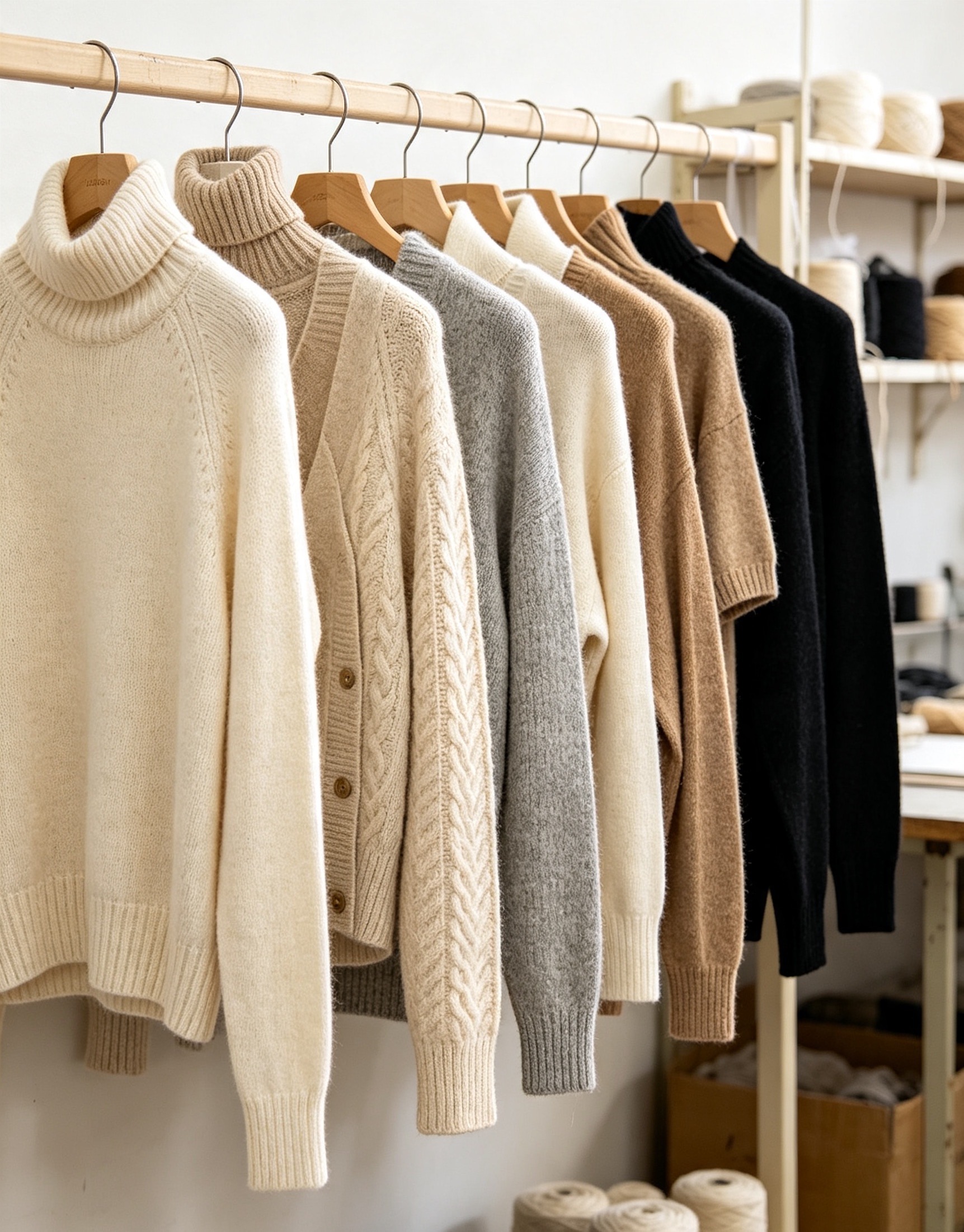 Custom knit samples scene